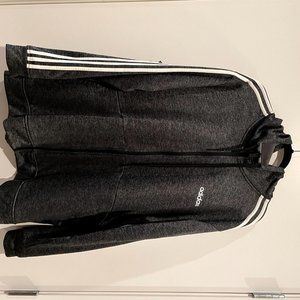 Grey Zip Up Sweatshirt Adidas 2XL